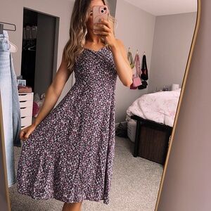 Gap floral maxi dress, size XS